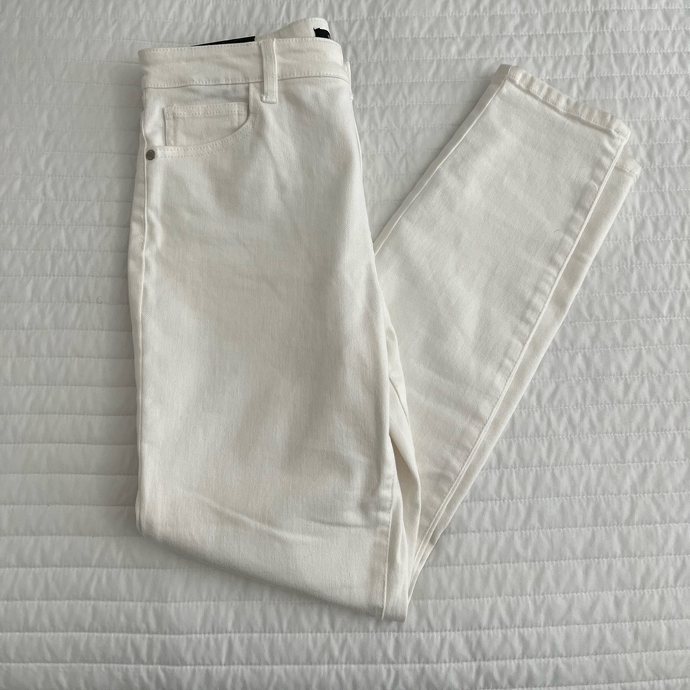 NWT Buffalo Hi Rise Skinny White Jeans